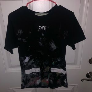 Off-white tee- worn once- great condition